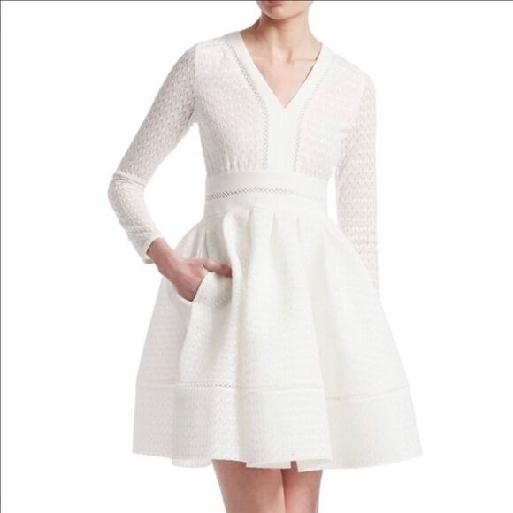 💙 EUC Maje Rossignol Lace Dress - bridal shower! - Picture 1 of 7